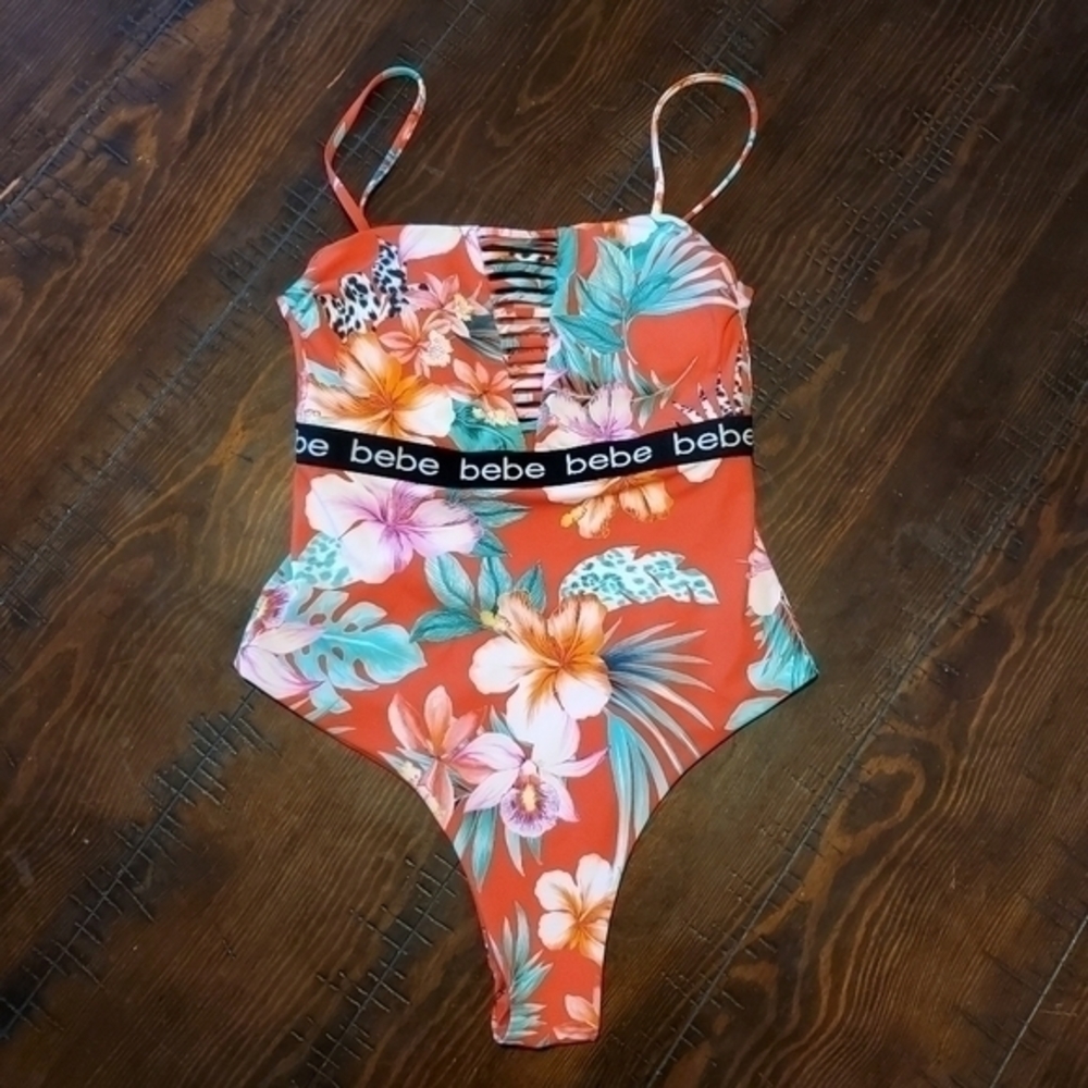 NWOT Bebe One Piece Swimsuit Size Small